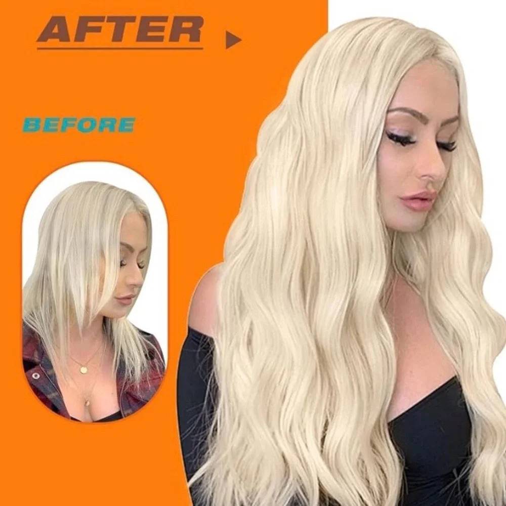 Sunny Human Hair Tape In Extensions 12 Inch 30g 20Pcs #60 Bleach Blonde Remy NEW